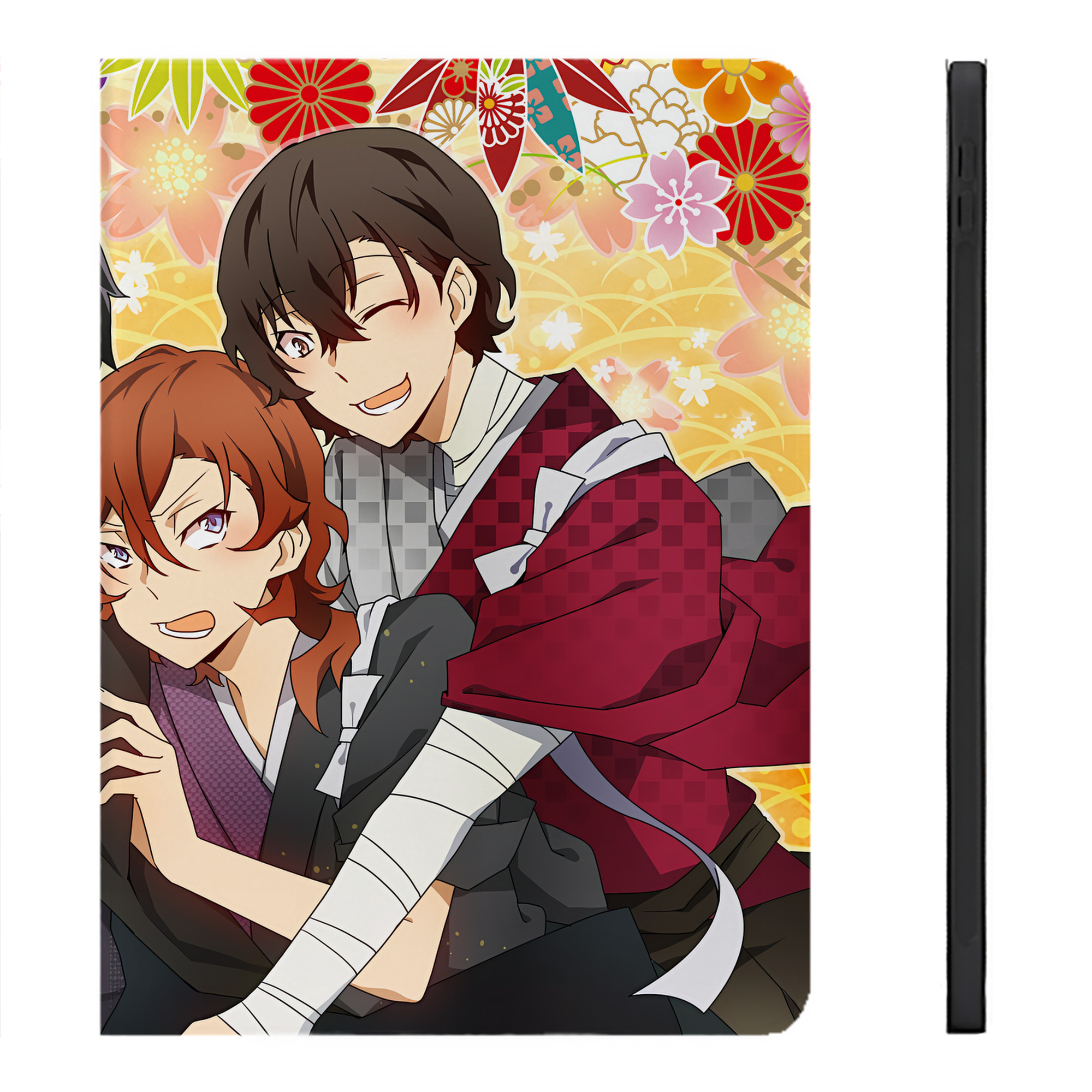 （画像用） 文豪ストレイドッグス Bungo Stray Dogs IPadケース ペンホルダー付き ブックスタイルデザイン